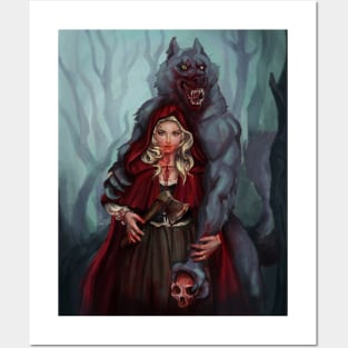 red riding hood Posters and Art